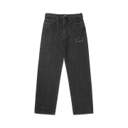 IAB Studio Japanese Washed Denim Pants Black White