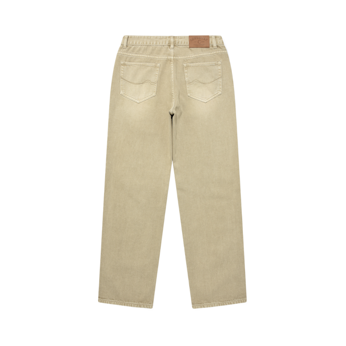 커버낫 데님 레귤러 다잉 팬츠 베이지(Covernat Denim Regular Dyeing Pants Beige) - 2