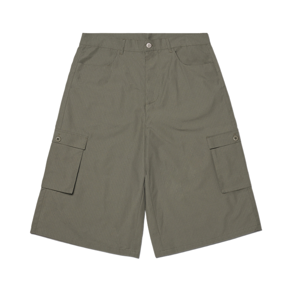 노매뉴얼 D.P 카고 버뮤다 팬츠 스톤