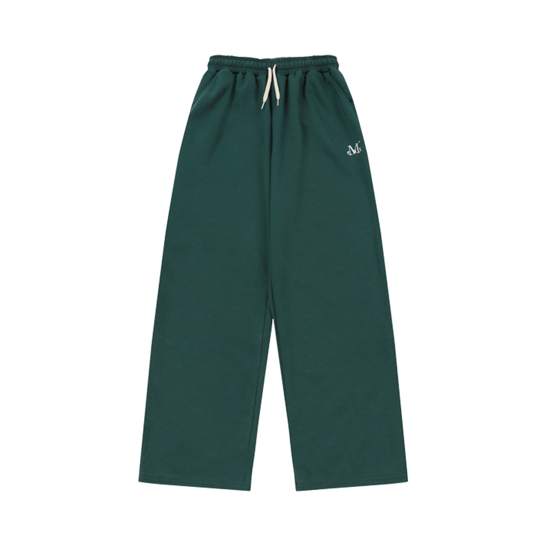 무센트 베이직 덴버 와이드 스웻 팬츠 딥 그린(MUCENT Basic Denver Wide Sweat Pants Deep green)