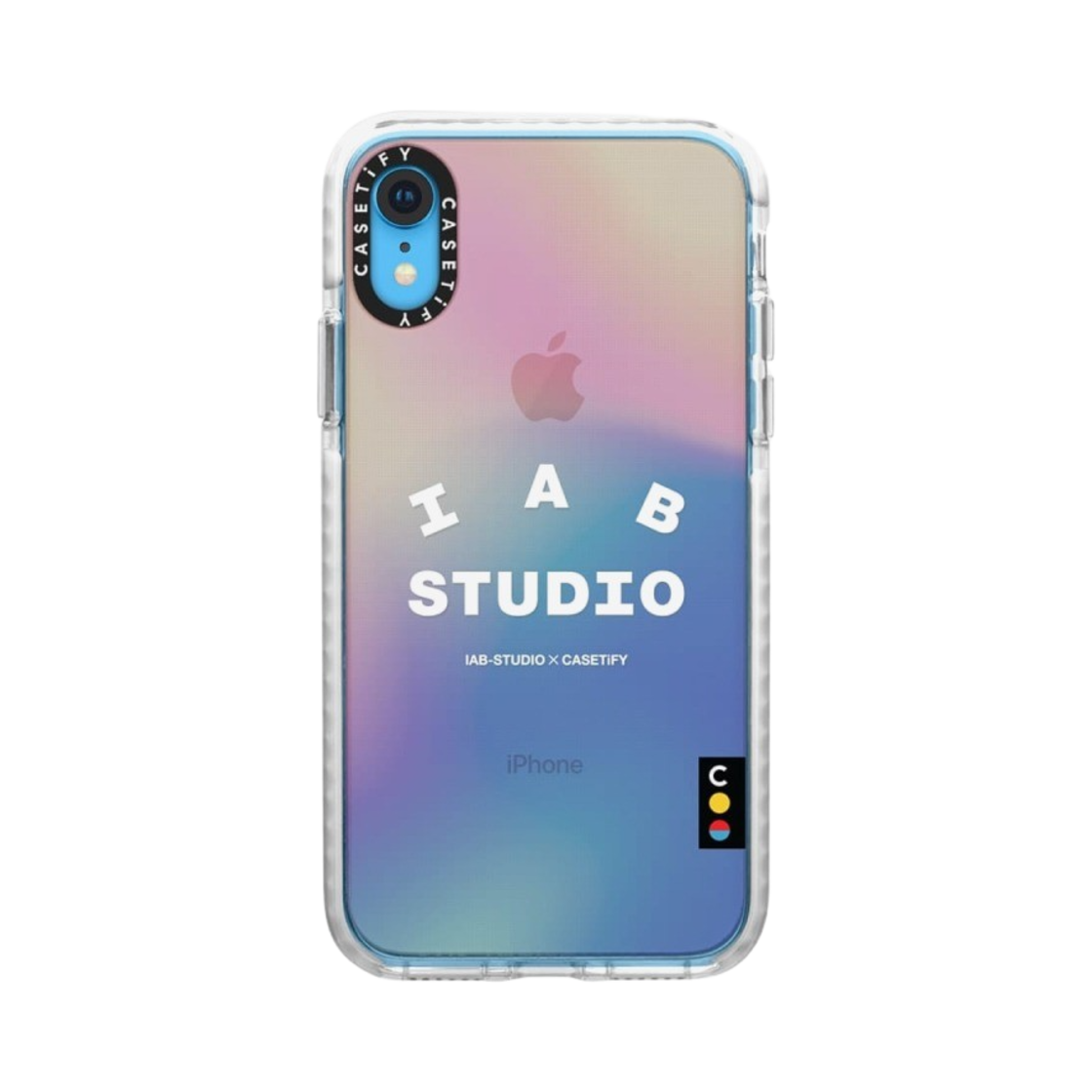 케이스티파이 x 아이앱 스튜디오 아이폰 로고 케이스 시어 무지개(Casetify x IAB Studio iPhone Logo Case Sheer Irdescent) - 4