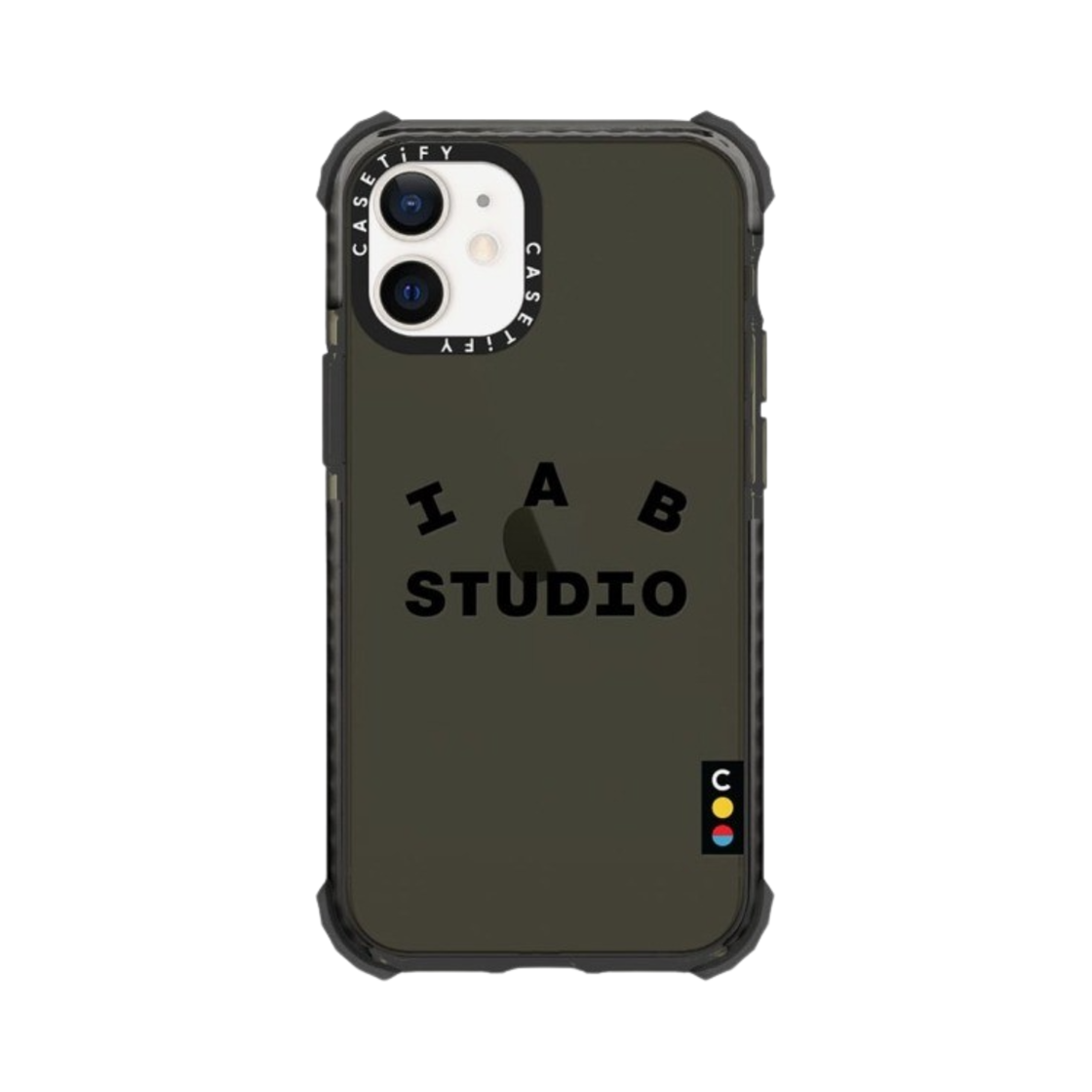 케이스티파이 x 아이앱 스튜디오 아이폰 블랙 로고 울트라 임팩트 범퍼 케이스 블랙(Casetify x IAB Studio iPhone Black Logo Ultra Impact Bumper Case Black) - 5