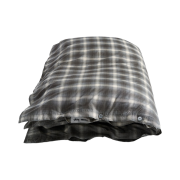 Stussy x Tekla Percale Duvet Cover Black Plaid