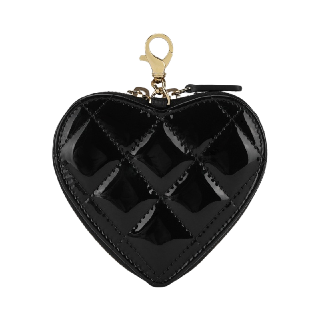 샤넬 지퍼 동전 지갑 페이턴트 카프스킨 레진 & 골드 메탈 블랙(Chanel Zipped Coin Purse Patent Calfskin Resin & Gold Black) - 3
