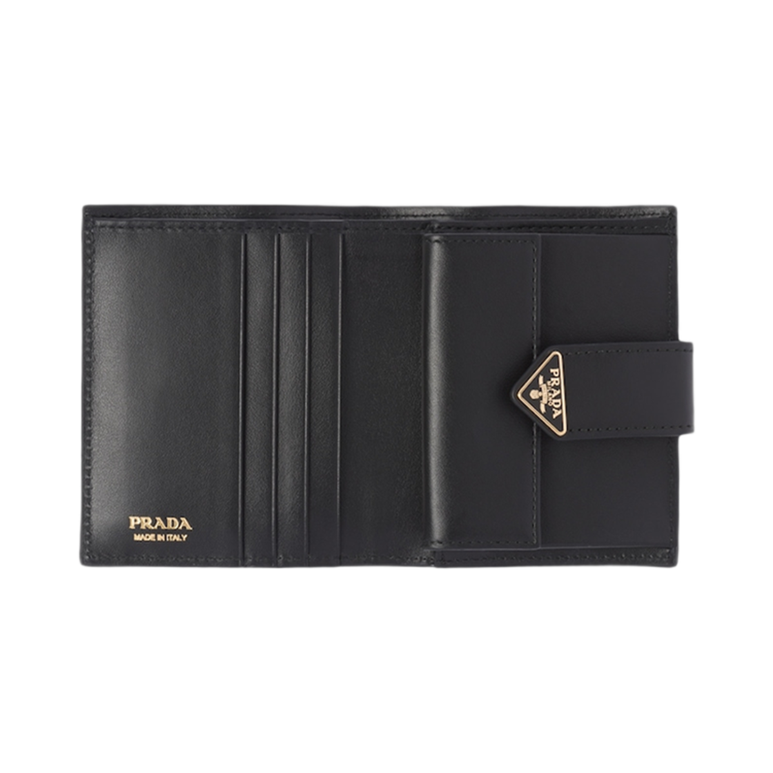프라다 스몰 레더 월렛 블랙(Prada Small Leather Wallet Black) - 2