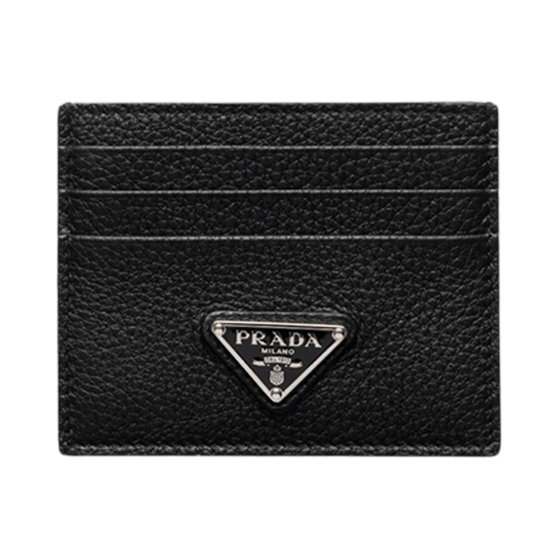 프라다 레더 카드 홀더 블랙(Prada Leather Card Holder Black)