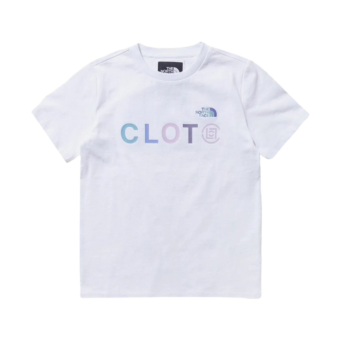 (유스) 노스페이스 x 클랏 로고 숏슬리브 티셔츠 화이트((Youth) The North Face x Clot Logo S/S T-Shirt White) - 1