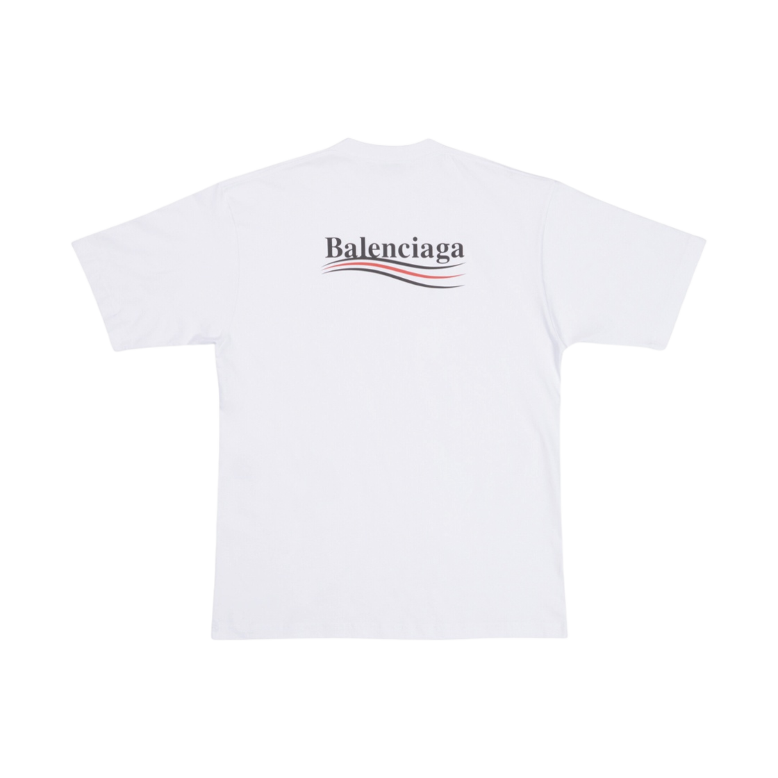 발렌시아가 폴리티컬 캠페인 티셔츠 라지 핏 화이트(Balenciaga Political Campaign T-Shirt Large Fit White) - 2