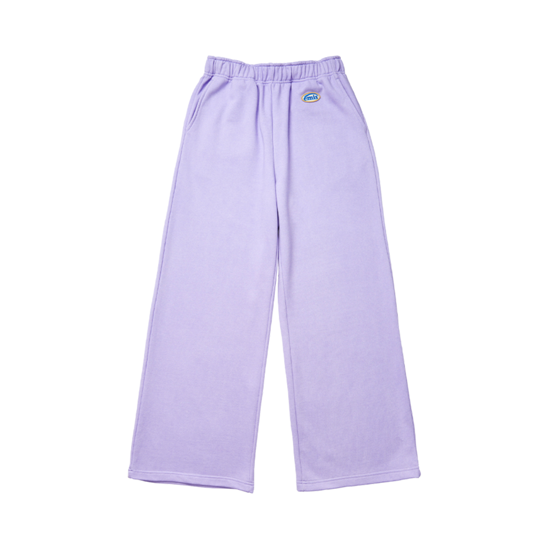 - (W) Emis Mini Wappen Sweatpants Light Purple