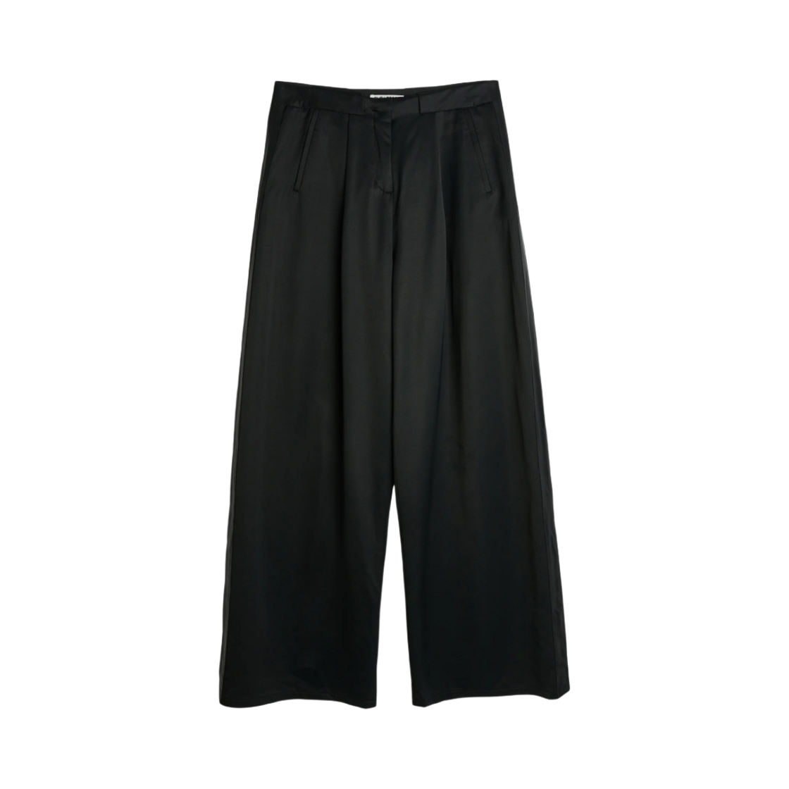 (W) 아워레가시 서린 트라우저 블랙 이모셔널 사틴((W) Our Legacy Serene Trousers Black Emotional Sateen) - 1