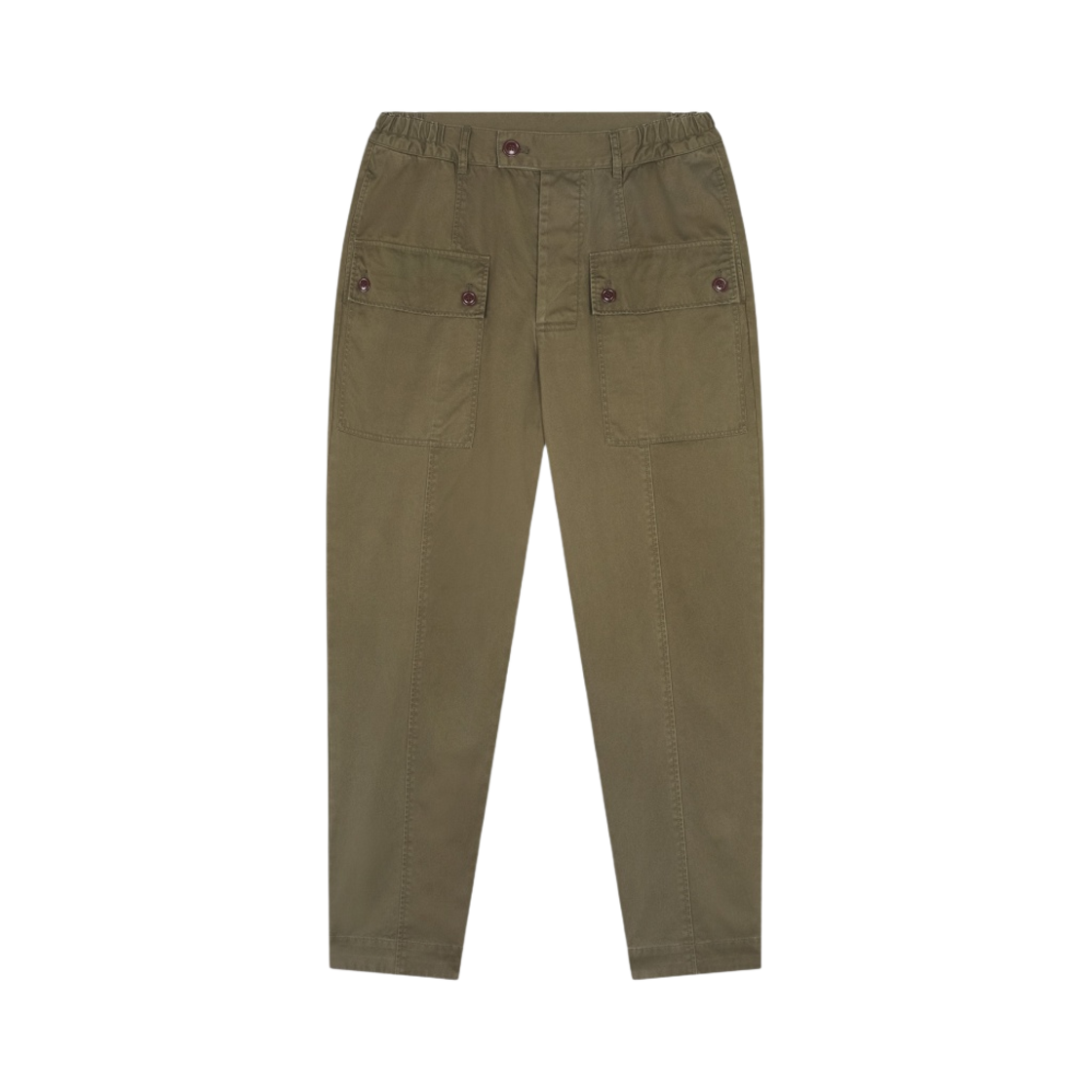 MTR0711GN84 Barbour x Maison Kitsune Cargo Trouser Uniform Green