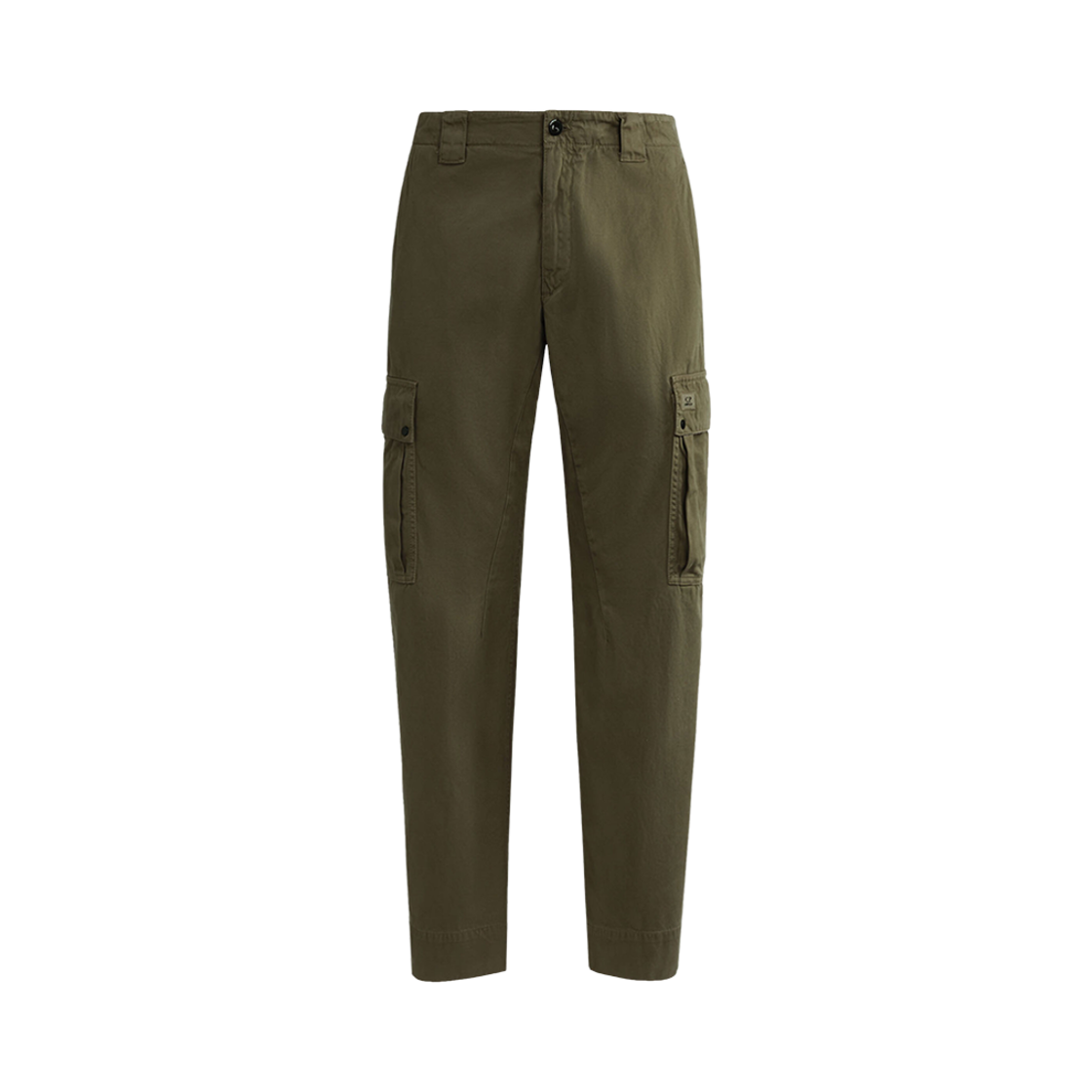 C.P. 컴퍼니 밀리터리 트윌 에머라이즈드 카고 팬츠 아이비 그린 - 23FW(C.P. Company Military Twill Emerized Cargo Pants Ivy Green - 23FW) - 1