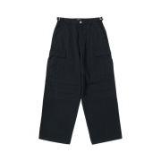 NOD Stone Washed Cargo Pants Black