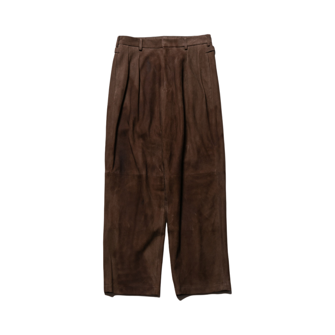 아프레쎄 스웨이드 트라우저 브라운 - 24FW