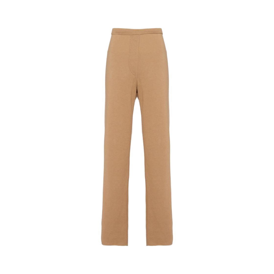(W) 미우 미우 울 캐시미어 팬츠 카멜 브라운((W) Miu Miu Wool Cashmere Pants Camel Brown) - 1