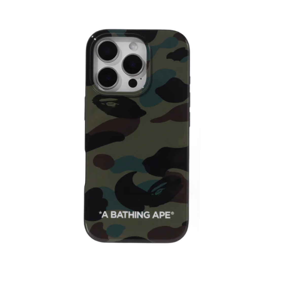 베이프 퍼스트 카모 아이폰 16 프로 케이스 그린(BAPE 1st Camo iPhone 16 Pro Case Green)