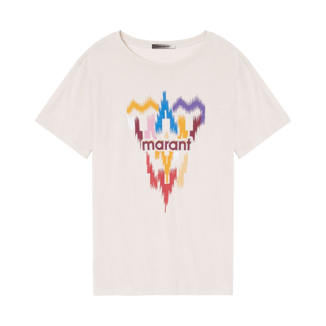 TS0433-22P047H-23EC Isabel Marant Zafferh Logo T-Shirt Ecru - 22SS
