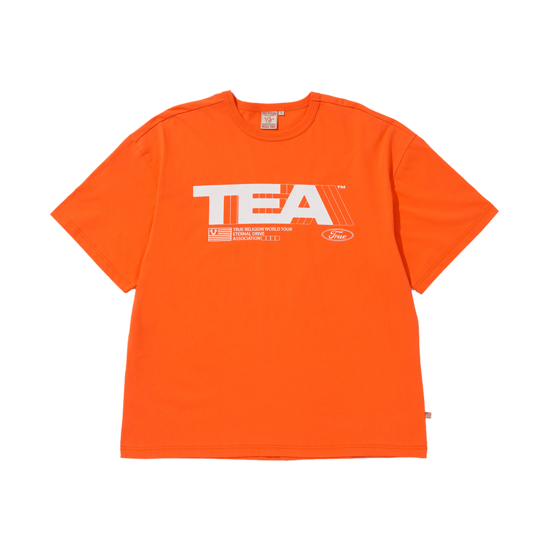 트루릴리젼 T.E.A 숏 슬리브 오렌지(True Religion T.E.A Short Sleeve Orange)