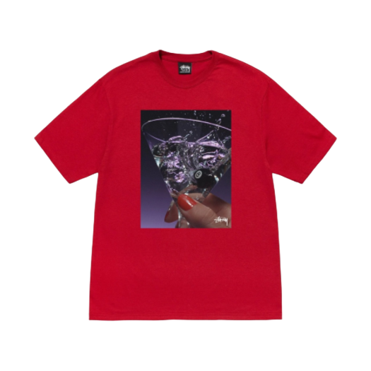 Stussy Martini T-Shirt Dark Red