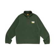 Human Made Fleece Sweat Half Zip Pullover Green