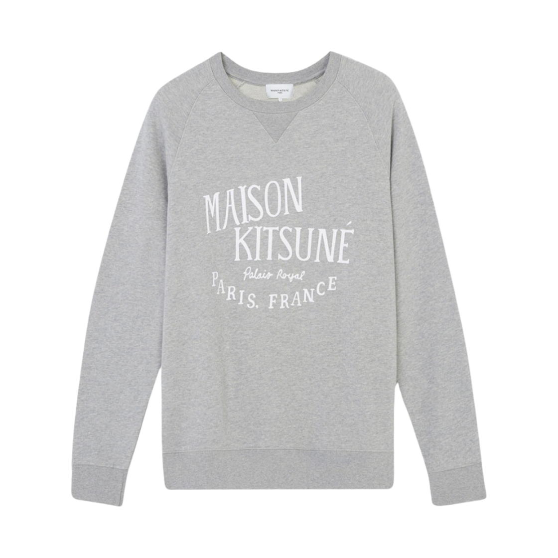메종 키츠네 팔레이스 로얄 클래식 스웨트셔츠 그레이 멜란지(Maison Kitsune Palais Royal Classic Sweatshirt Grey Melange) - 1