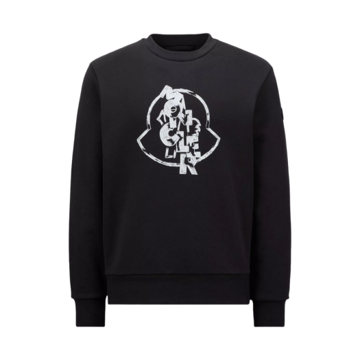 Moncler Logo Motif Sweatshirt Black - 24FW