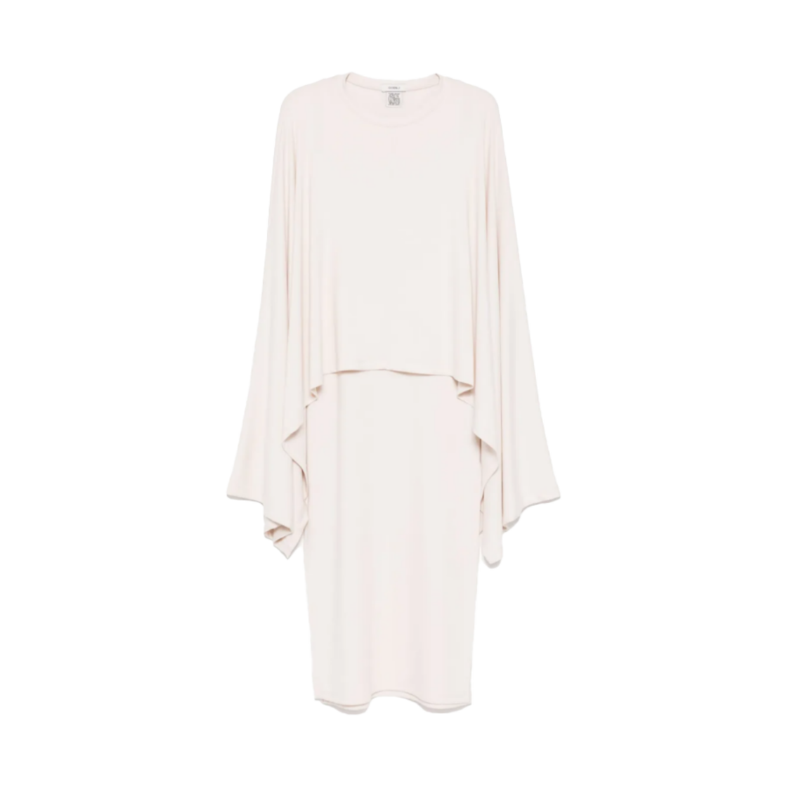 고엔제이 골지 U넥 케이프 슬리블리스 드레스 크림(GOEN.J Ribbed U-Neck Cape Sleeveless Dress Cream)