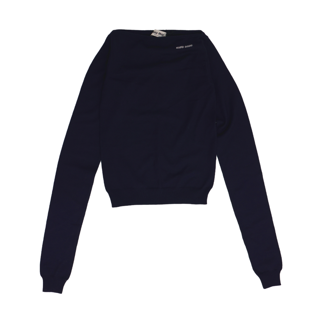 미우미우 MMLA85 울 보트넥 스웨터(Miu Miu Wool Boat Neck Sweater)