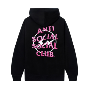 Anti Social Social Club x Fragment Precious Petals Hoodie Black Pink