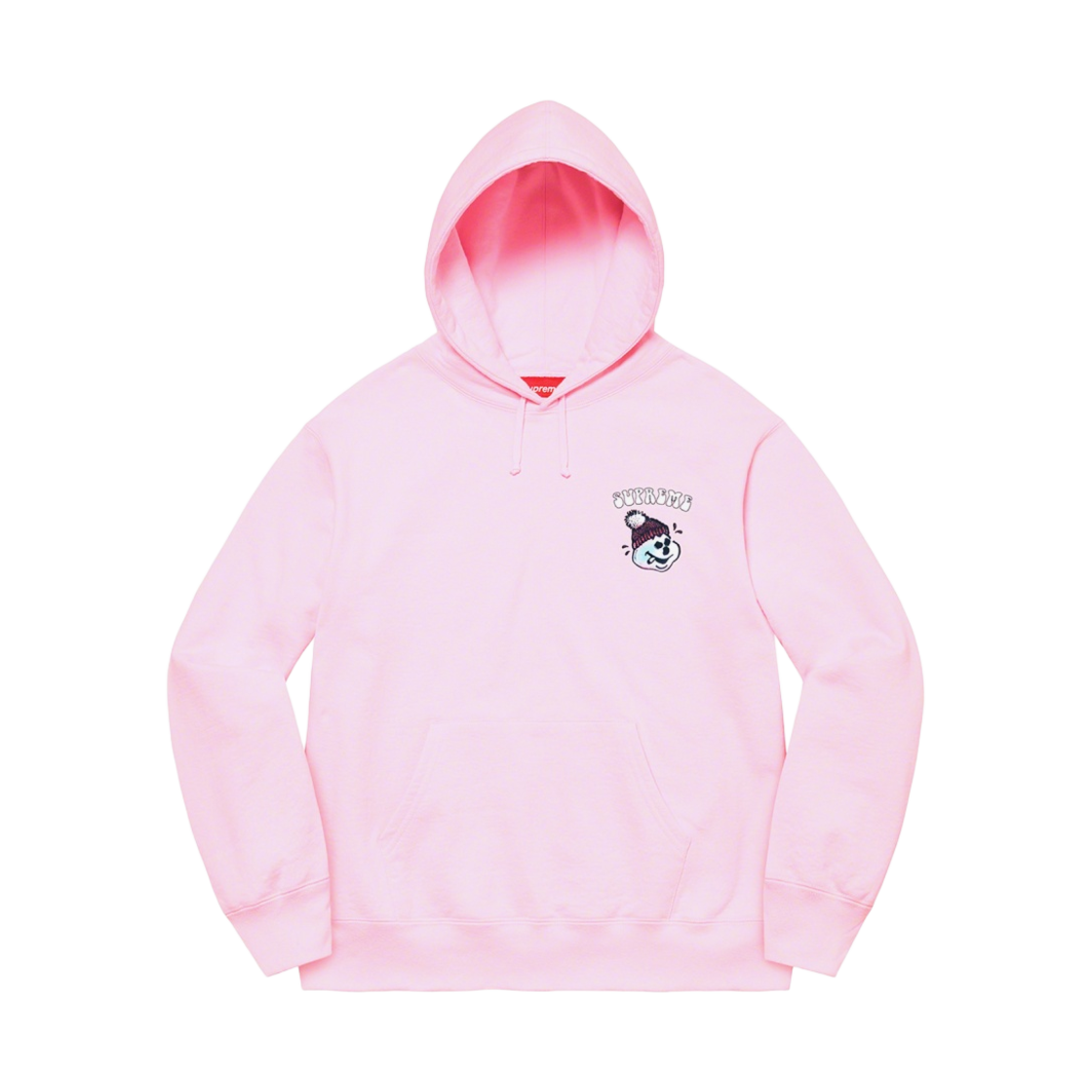 슈프림 스노우맨 후드 스웨트셔츠 라이트 핑크 - 21FW(Supreme Snowman Hooded Sweatshirt Light Pink - 21FW) - 2