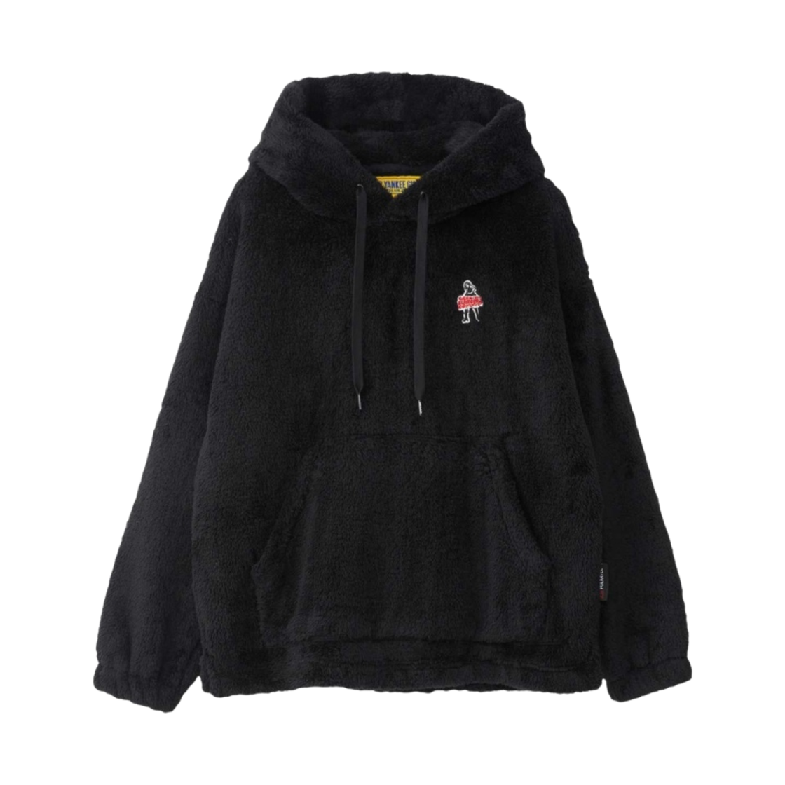 (W) 히스테릭 글래머 빅슨 걸 패치 후드 블랙((W) Hysteric Glamour Vixen Girl Patch Hoodie Black) - 1