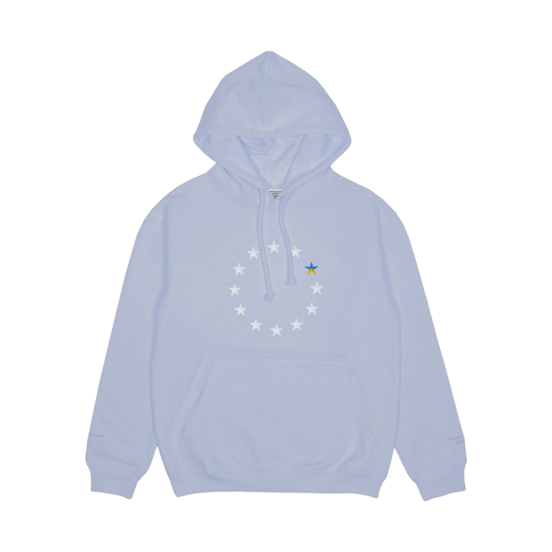 수베니어 오피셜 x 더스트 우크라이나 후드 라이트 블루(Souvenir Official x Dust EUkraine Hoodie Light Blue)