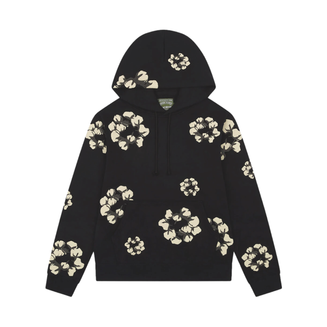 데님 티어스 x CPFM 리쓰 후드 블랙(Denim Tears x Cactus Plant Flea Market Wreath Hoodie Black)