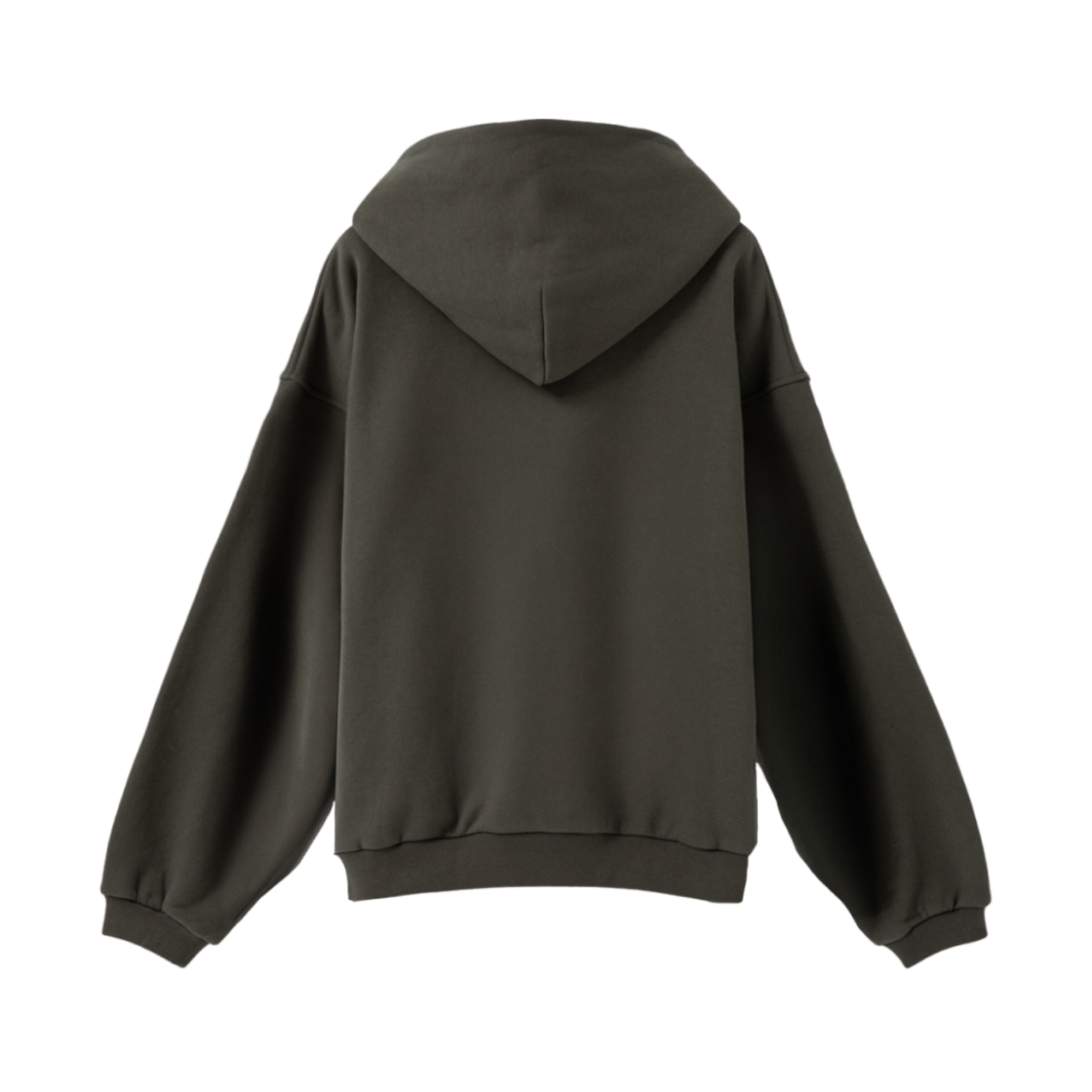 우영미 그레이 매듭 디테일 후드 티셔츠 다크 - 24FW(Wooyoungmi Grey Knot Detail Hooded T-Shirt Dark - 24FW) - 2