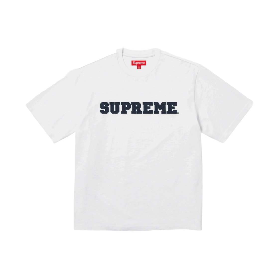 슈프림 컬리지에이트 숏슬리브 탑 화이트 - 23FW