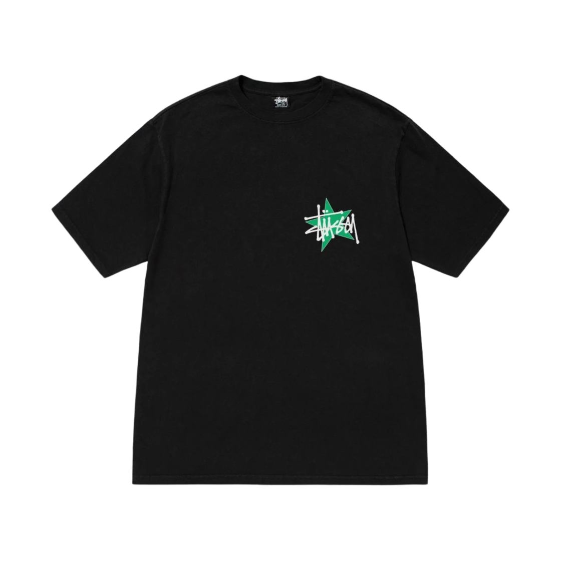 스투시 스타 피그먼트 다이드 티셔츠 블랙(Stussy Star Pigment Dyed T-Shirt Black) - 2