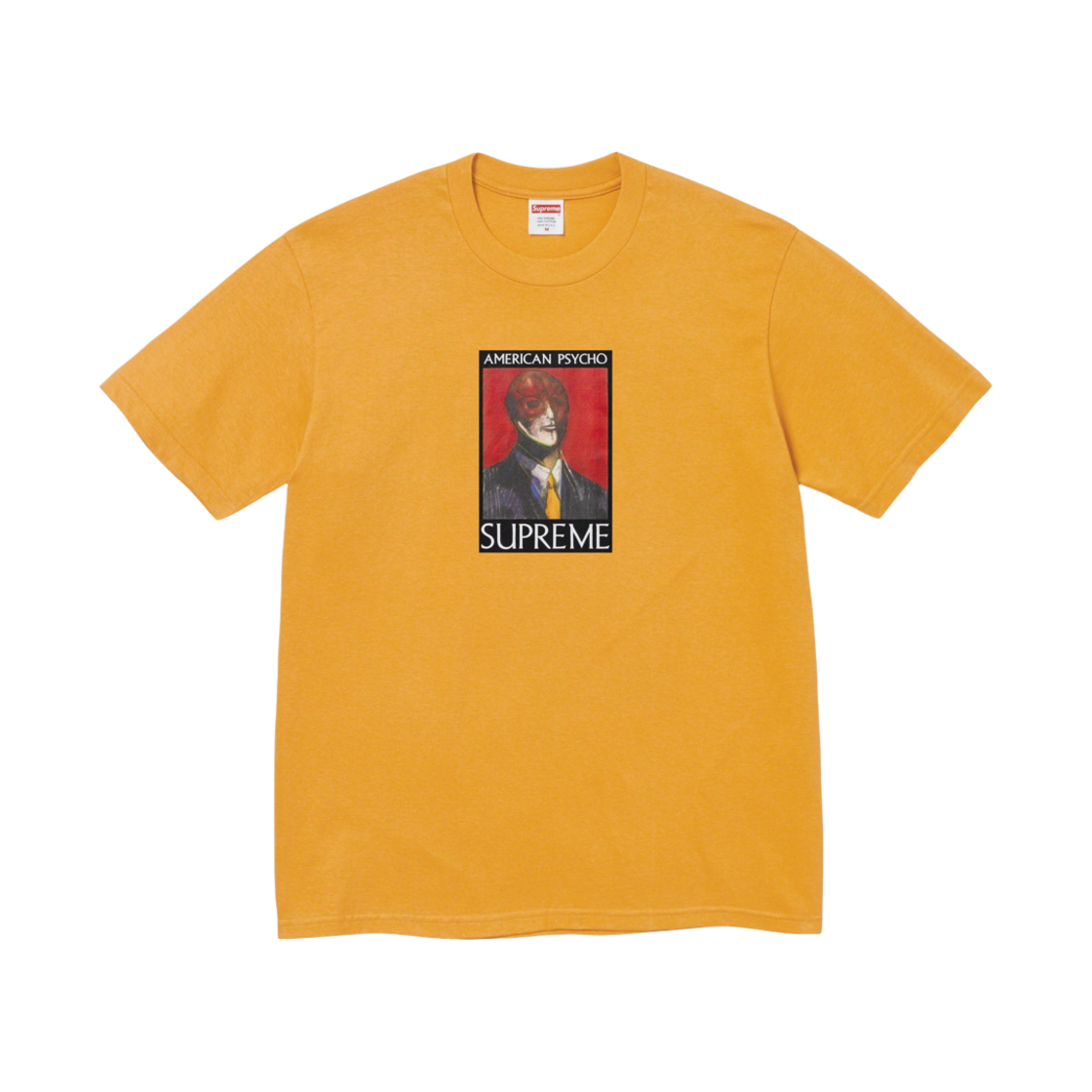 슈프림 아메리칸 사이코 티셔츠 머스타드 - 23FW(Supreme American Psycho T-Shirt Mustard - 23FW) - 1