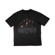 Undermycar Gashutein 6 Six People Graphic T-Shirt Bristol Black - 24SS