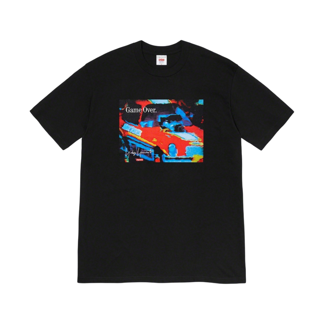 슈프림 x 요지 야마모토 게임 오버 티셔츠 블랙 - 20FW(Supreme x Yohji Yamamoto Game Over T-Shirt Black - 20FW) - 1