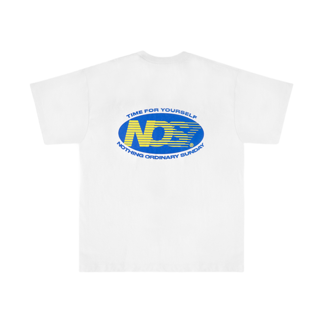 NOS7 슬래쉬 티셔츠 화이트(NOS7 Slash T-Shirt White)