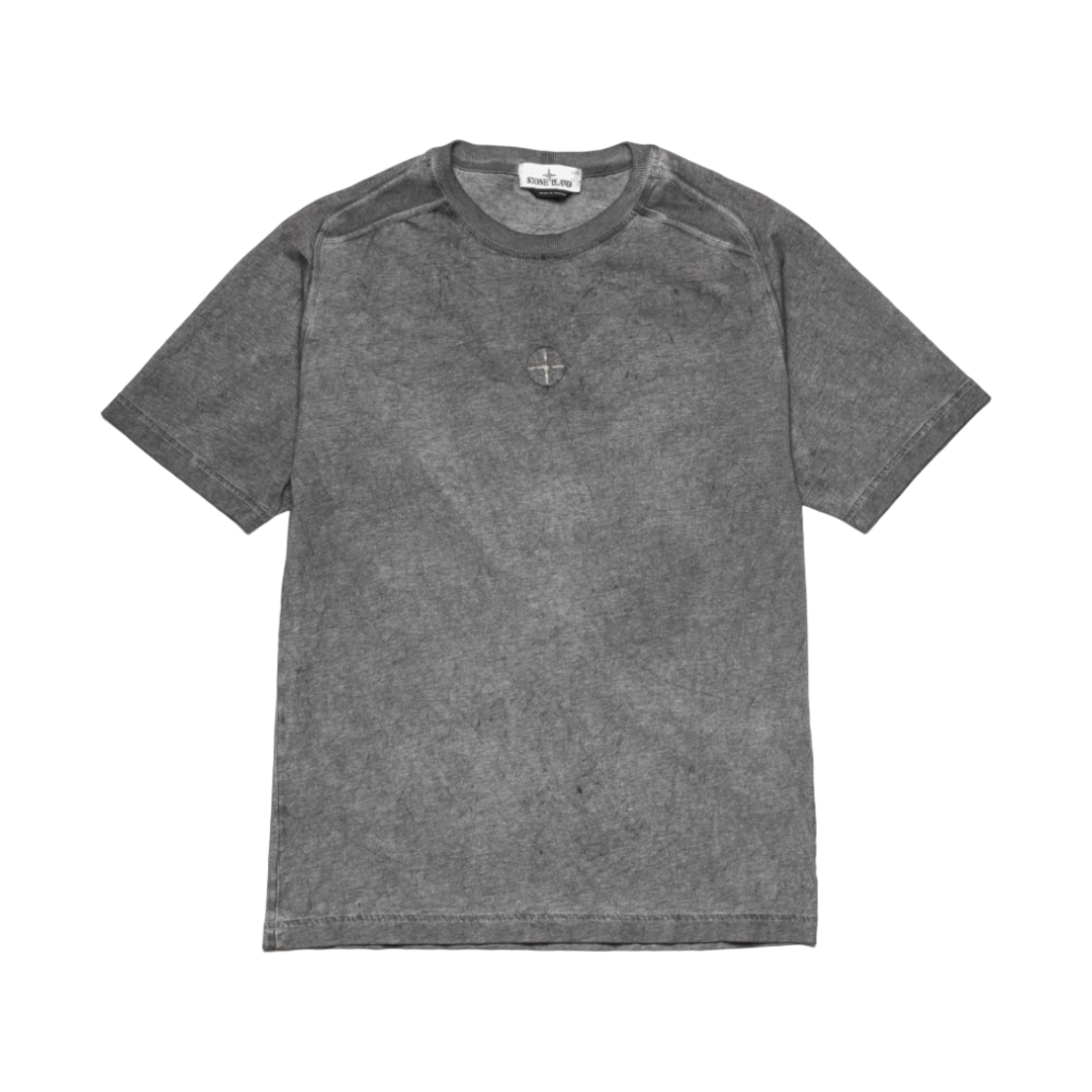 741522993-V1M29 Stone Island 22993 Dusted Logo T-Shirt Grey - 21SS