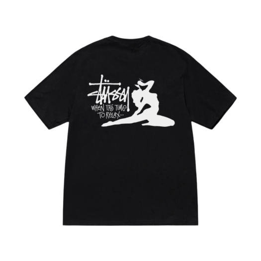 ★韓国の人気★【STUSSY】★Sport Script T-Shirt Blac.k★ Stussy Sport Script Tee Black Men's - SS24 - US