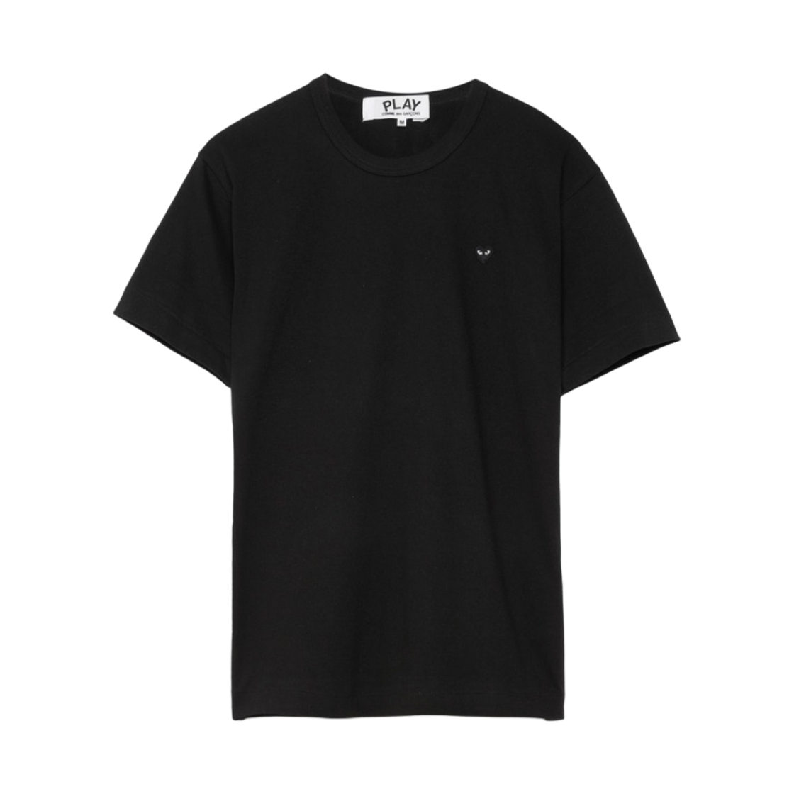 플레이 꼼데가르송 미니 블랙 하트 티셔츠 블랙(Play Comme des Garcons Mini Black Heart T-Shirt Black) - 1