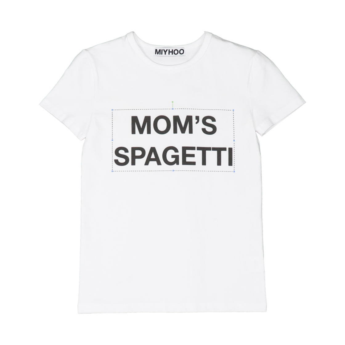 미와이후 맘스 스파게티 에딧 티 화이트(Miyhoo Moms Spagetti Edit Tee White)
