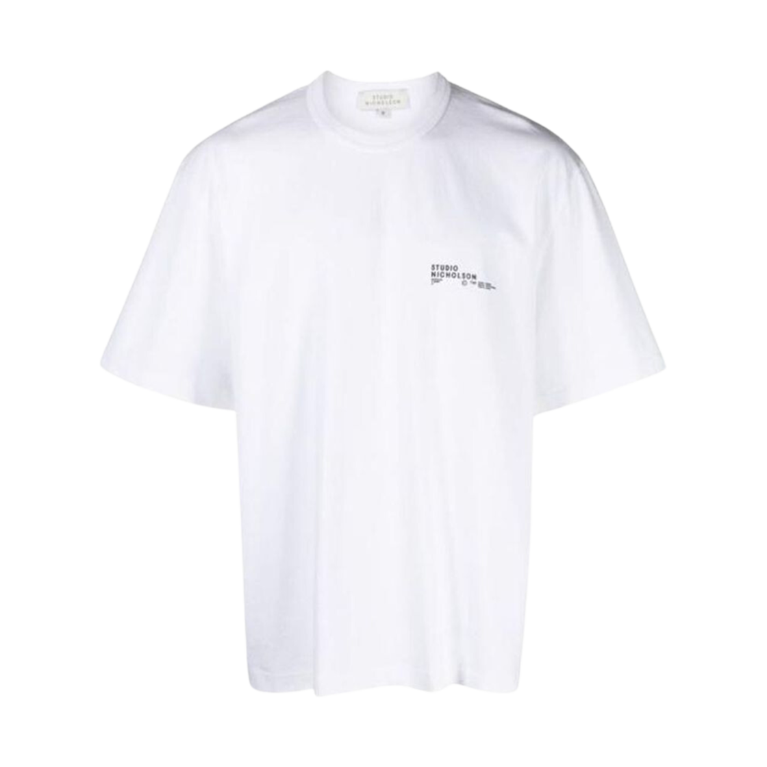 스튜디오 니콜슨 모듈 티셔츠 화이트(Studio Nicholson Module T-Shirt White)