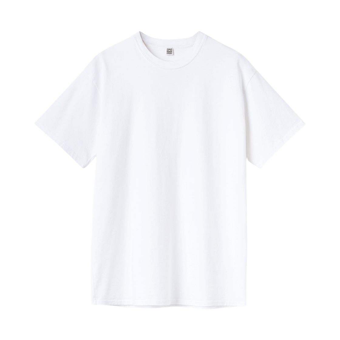 232-5043-786-110 (W) Toteme Straight Cotton T-Shirt Off White