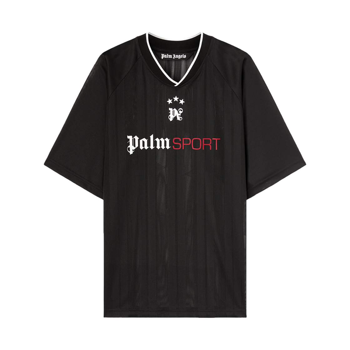 P8TMMD499 PALM ANGELS Palm Sport Mesh Tee Black