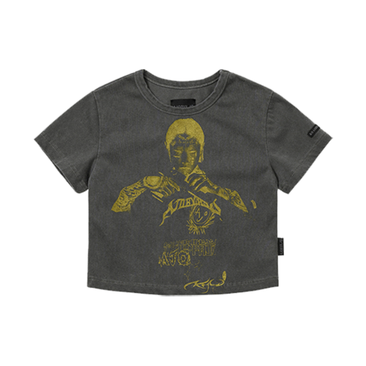 【SCR x AJOBYAJO】SCR x AJOBYAJO Wide T-shirt [BLACK] MUSINSA | AJOBYAJO SCR x AJOBYAJO Wide T-shirt [BLACK]