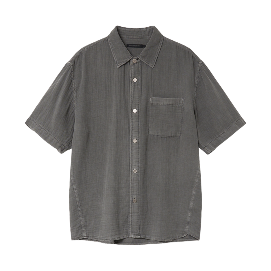 해칭룸 루즈드 셔츠 더블 페이스 차콜(Hatchingroom Loosed Shirt Double Face Charcoal) - 1
