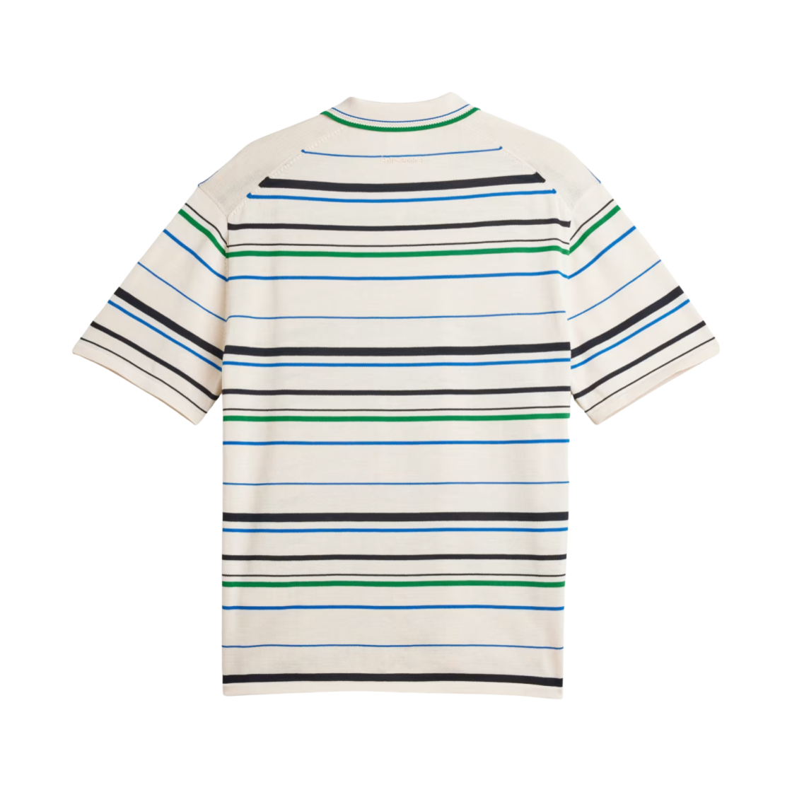 아디다스 x 웨일스 보너 니트 폴로 셔츠 원더 화이트 그린 - US 사이즈(Adidas x Wales Bonner Knit Polo Shirt Wonder White Green - US Sizing) - 2